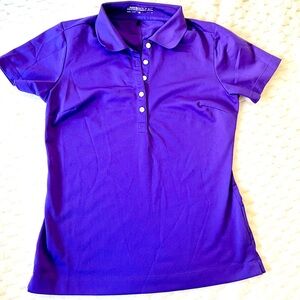 Nike Golf Dri Fit Shirt Blue Purple Women’s Size Small